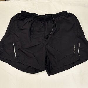 Brooks Black Athletic Shorts